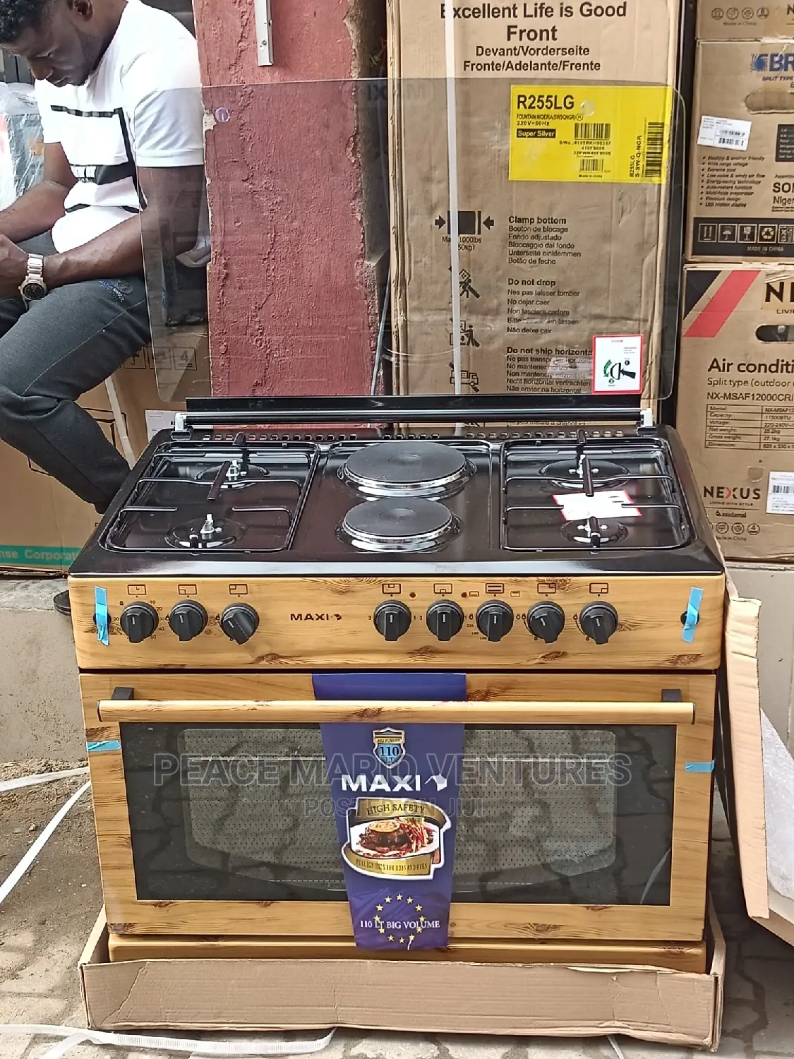 Maxi Original 90x60, 6burner Gas Cooker With 2yrs Warranty