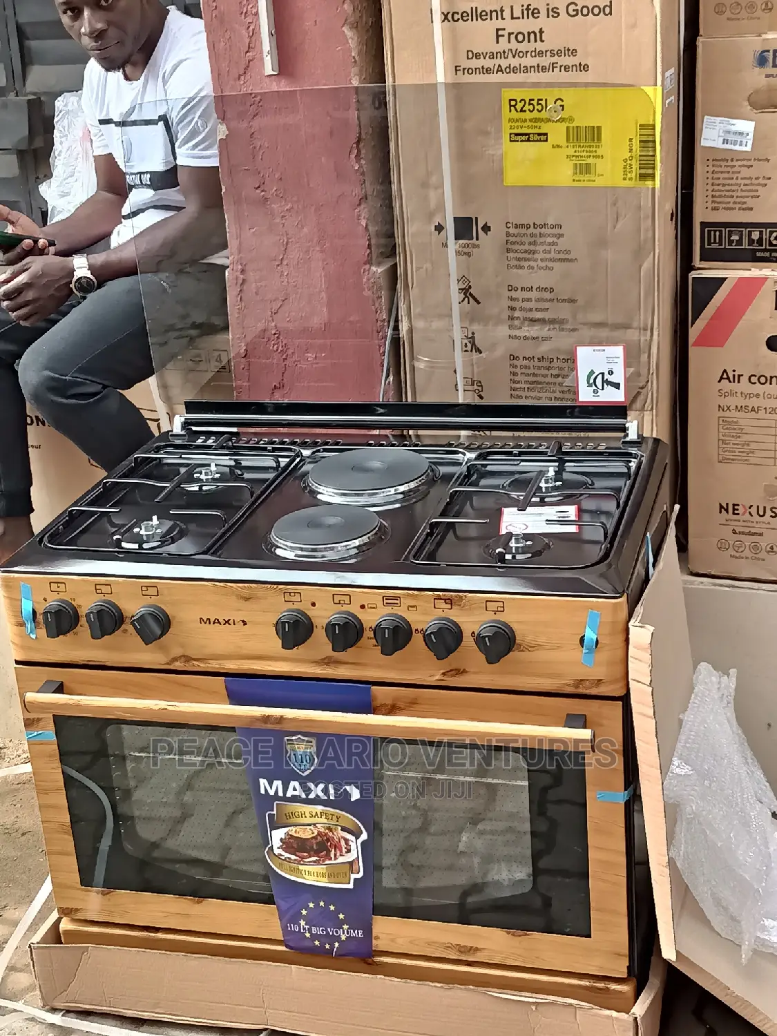 Maxi Original 90x60, 6burner Gas Cooker With 2yrs Warranty