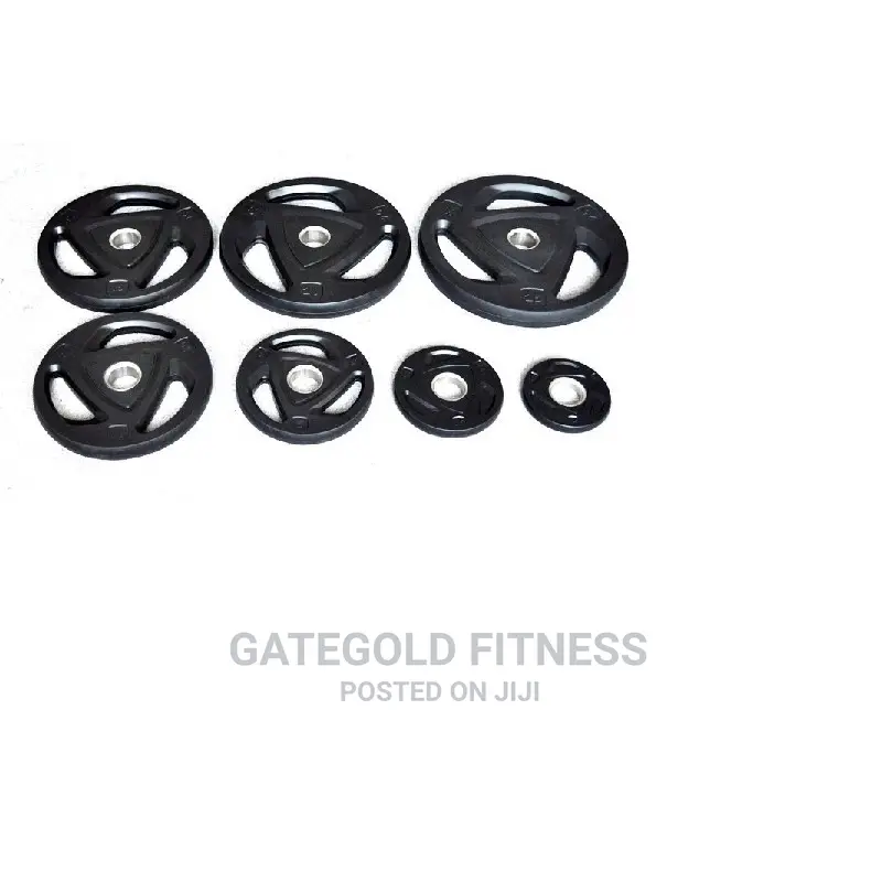 P2410B.20 Olympic Tri-Grip Rubber Plates 20kg (Pair)