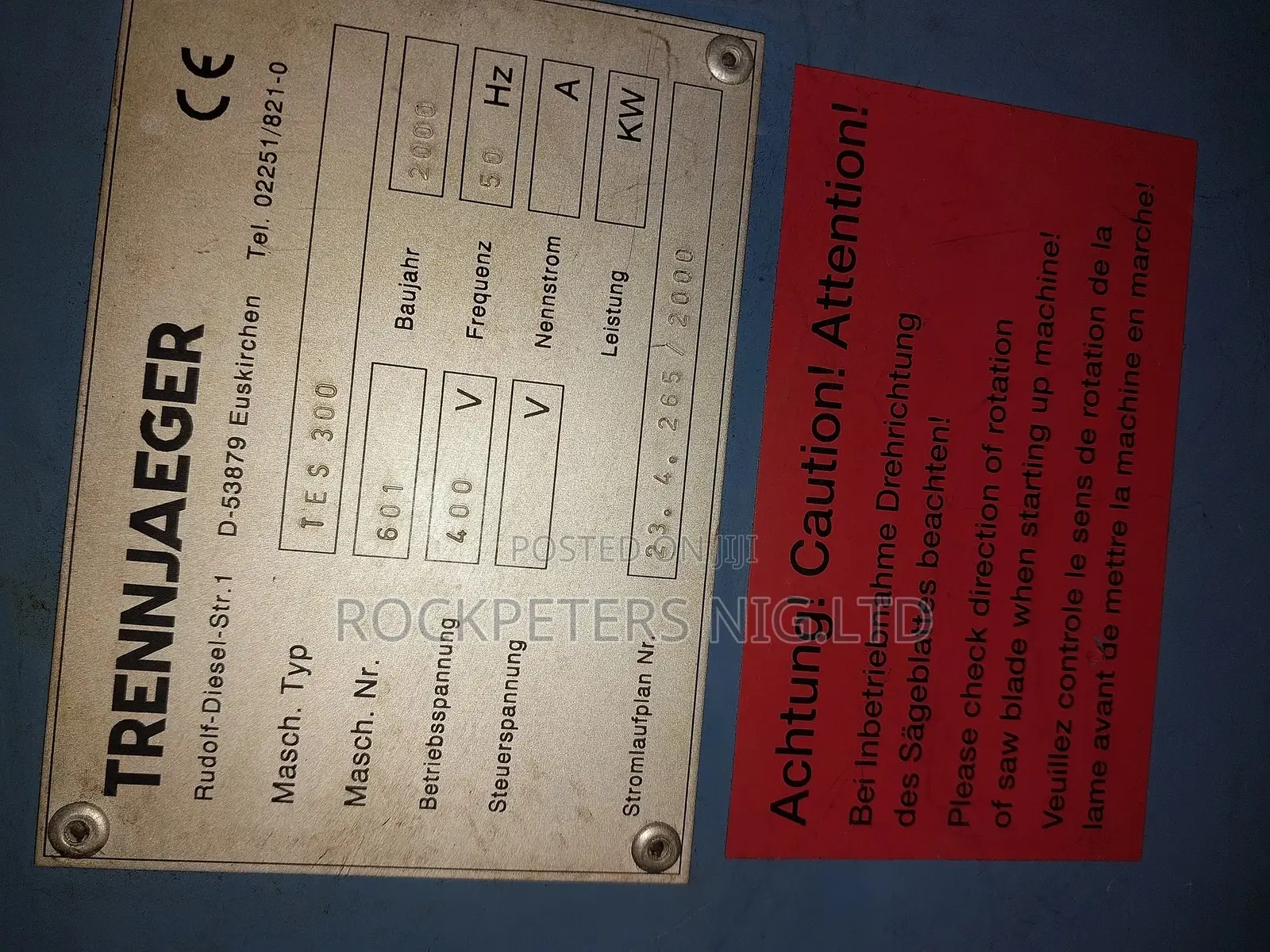 Trennjaeger Tes 300 Cold Circular Metal Saw