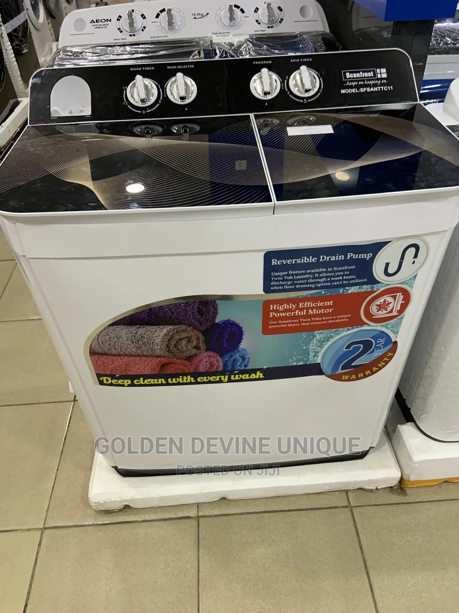 Scanfrost Twin Top Washing Machine