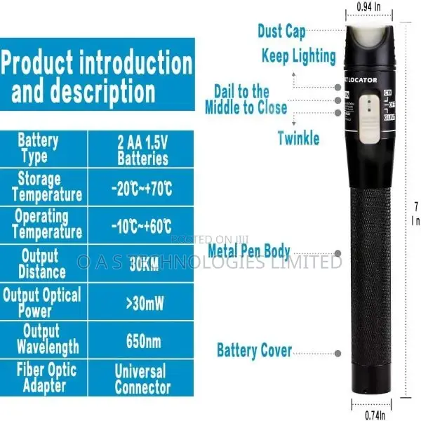 Fibre Visual Fault Locator