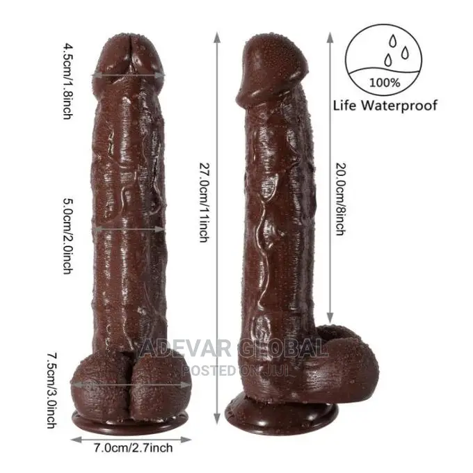 Realistic 11 Inches Penis Dildo Sex Toy for Women