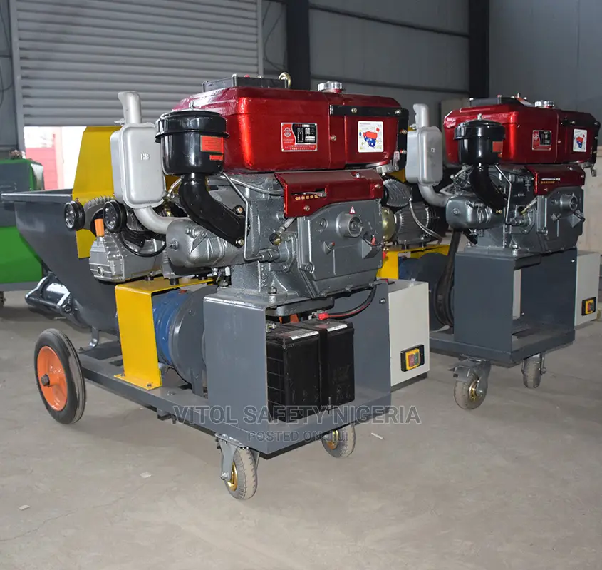 Diesel Mortar Cement Sprayer Machine