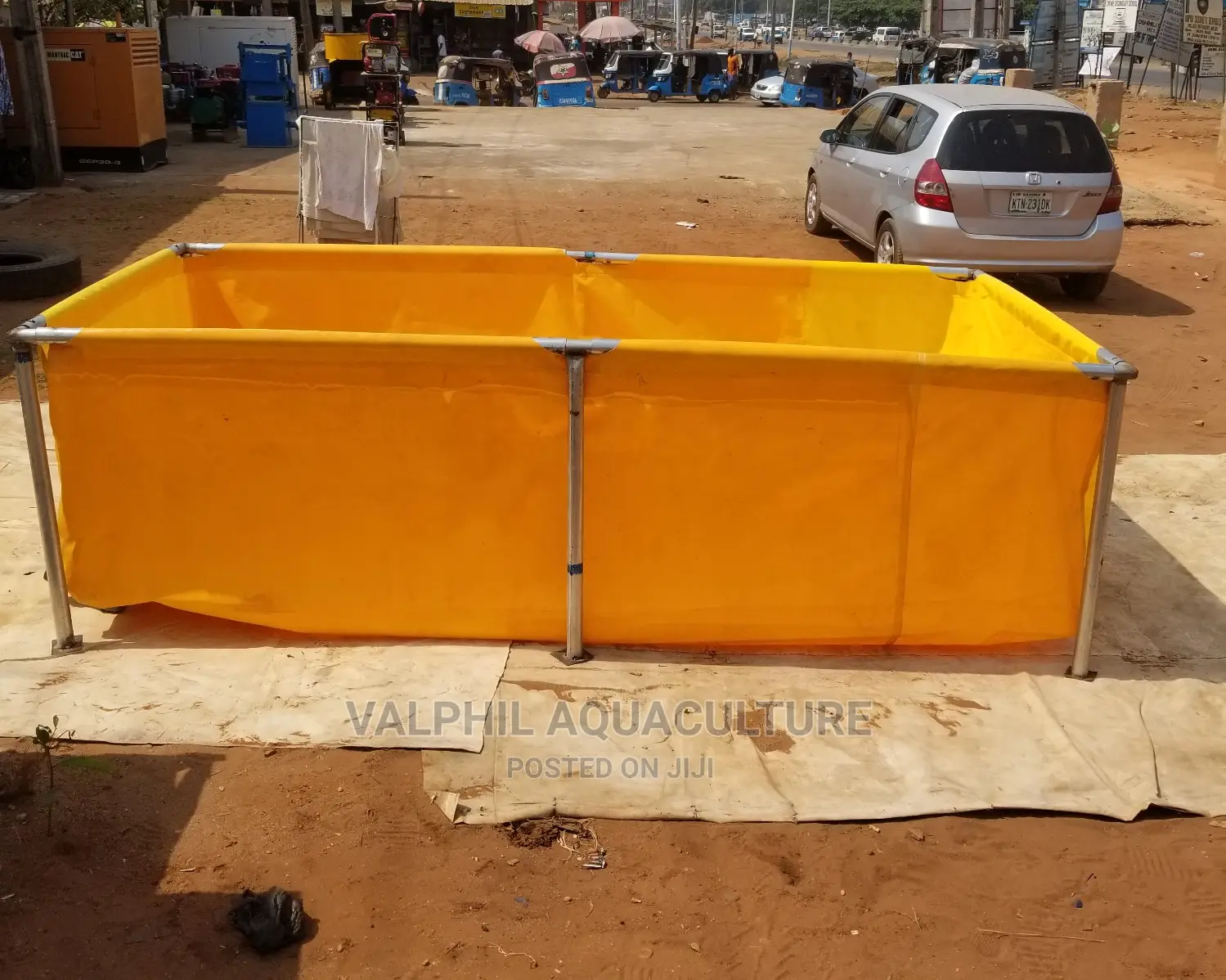 Authentic Tarpaulin Fish Pond.