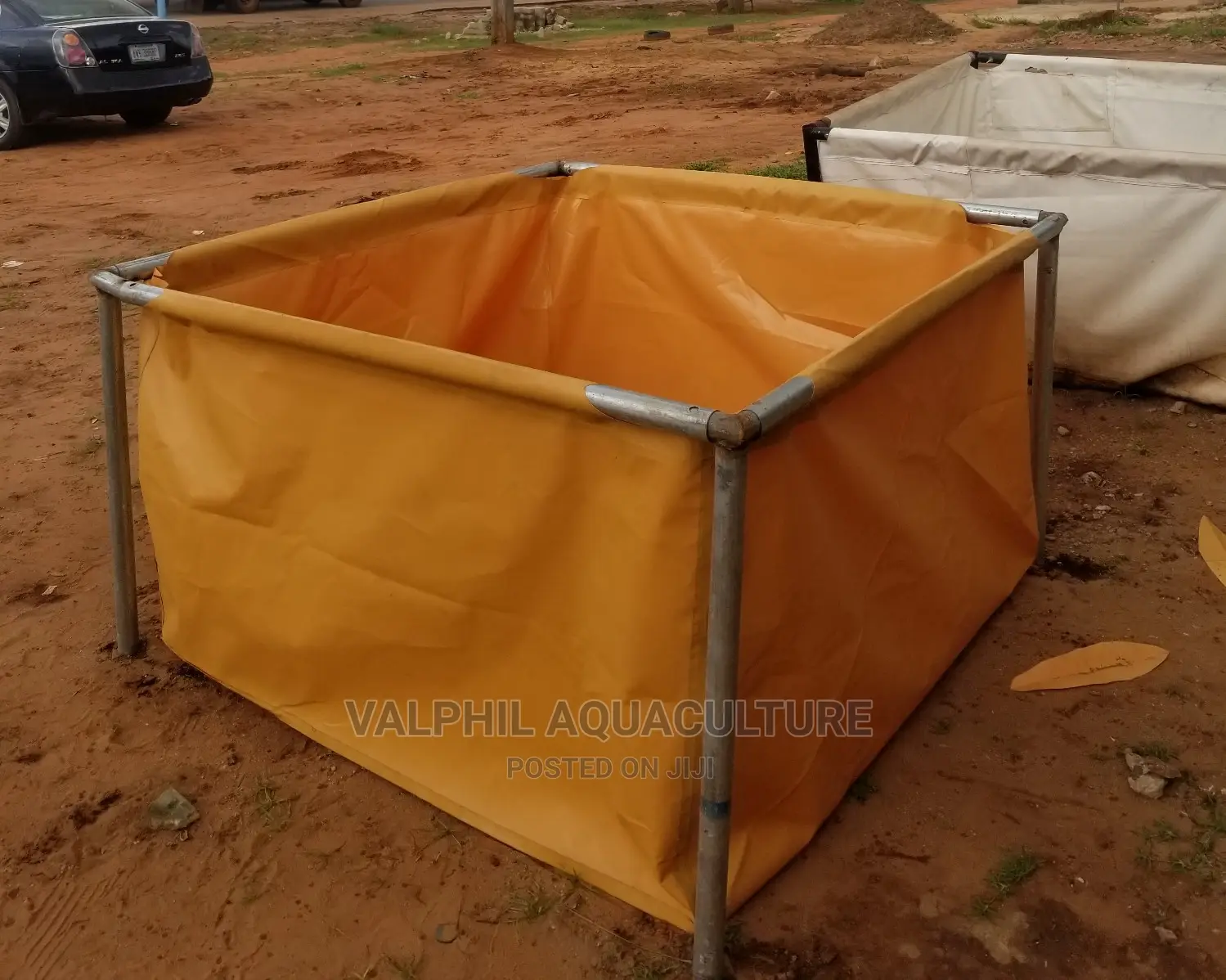 Small Scale Tarpaulin Fish Pond.