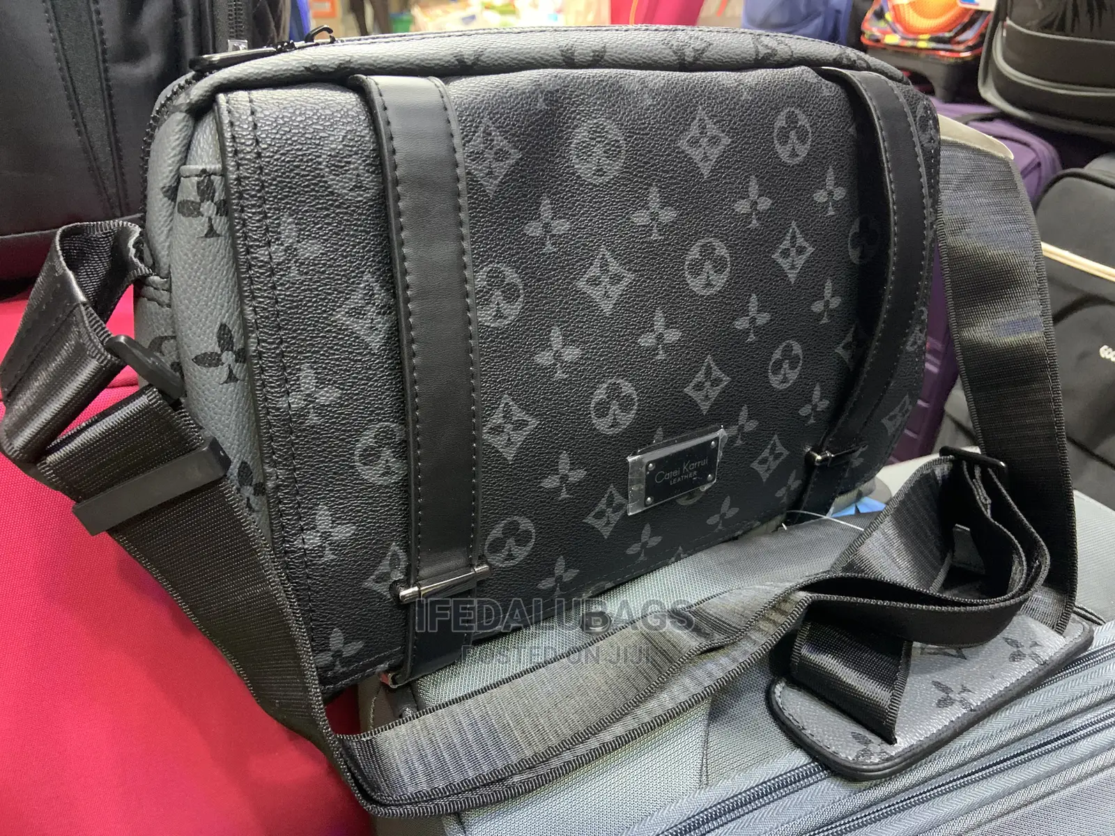 High Quality Imported Leather Side Bag