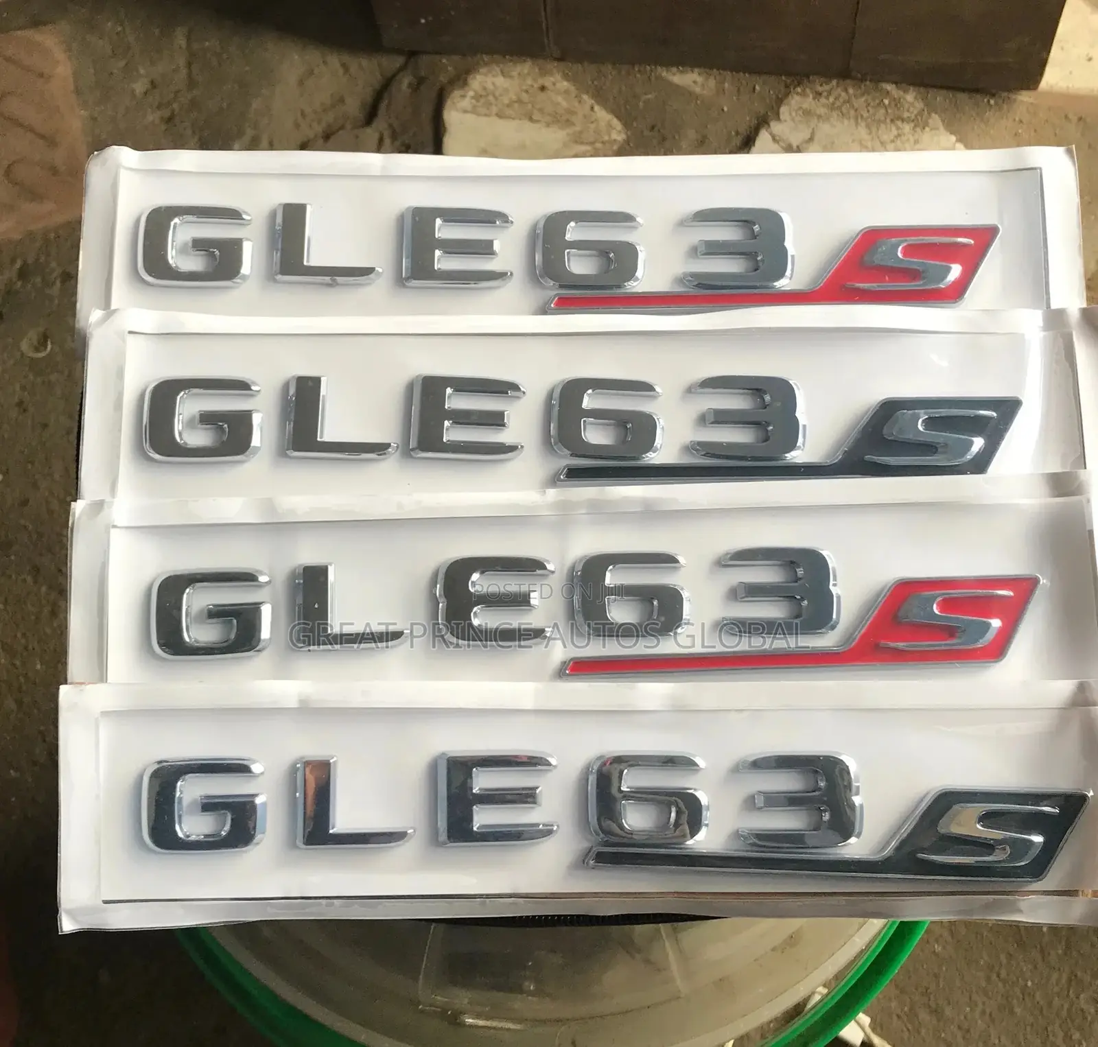 Gle63s Emblems for Mercedes Benz GLE 2021 Year Model