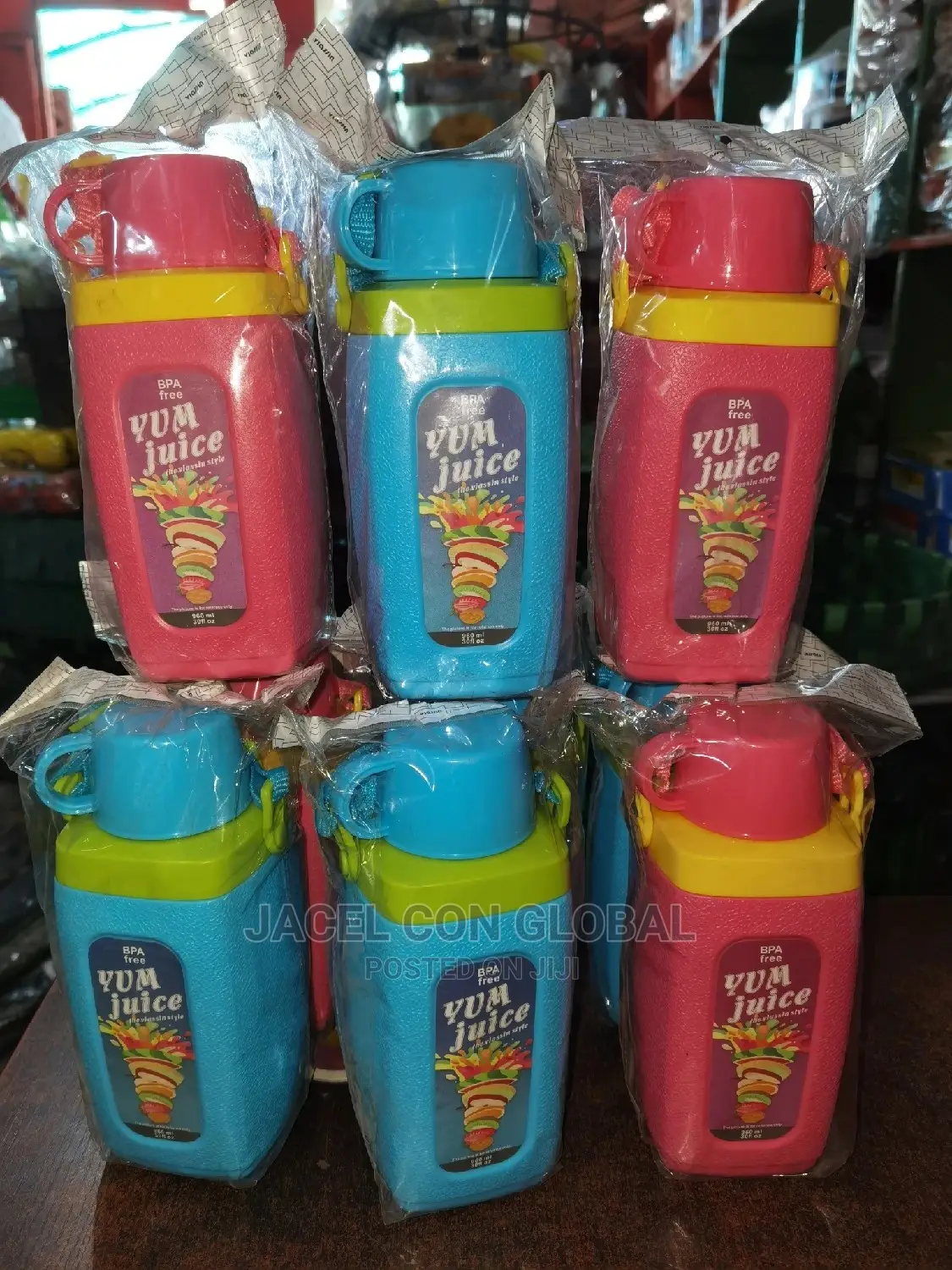 Yum Juice Plastic Water Bottle (Unbreakable Type)