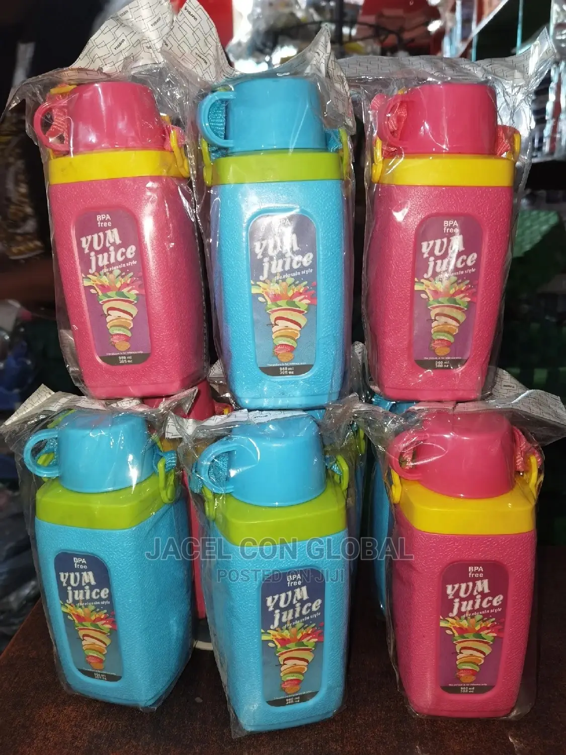 Yum Juice Plastic Water Bottle (Unbreakable Type)