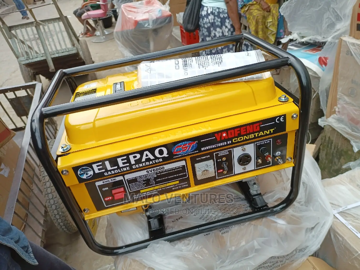4.5kva Elepaq Constant Manual Generator Sv6800