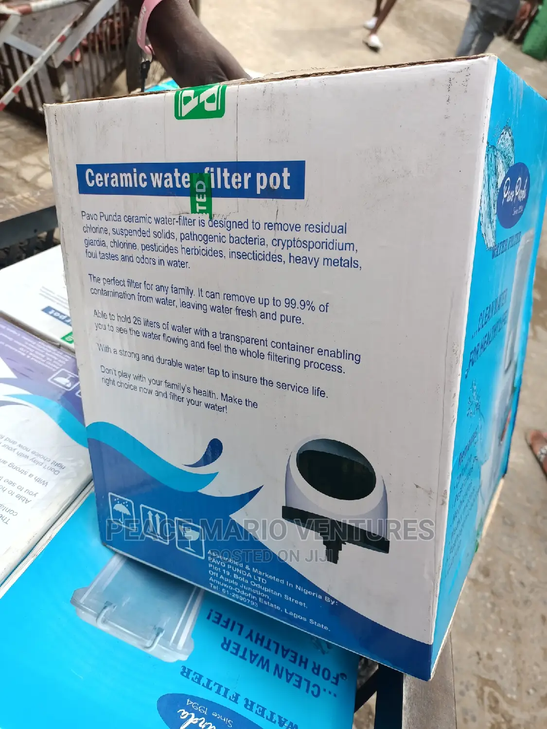 Water Filter 25litres and It Has 2years Warranty