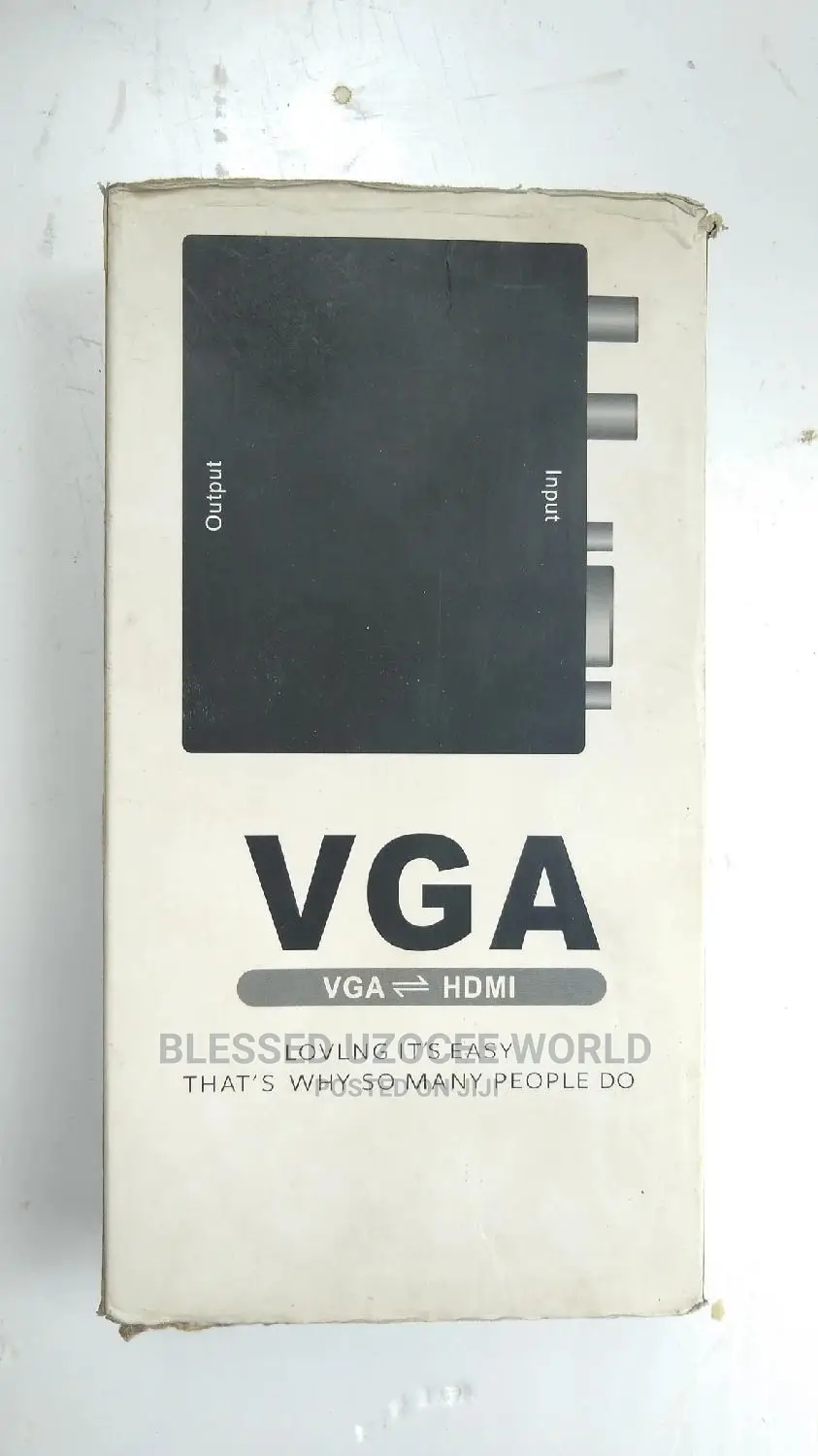 VGA to HDMI and HDMI to VGA Interchange(2way) Converter