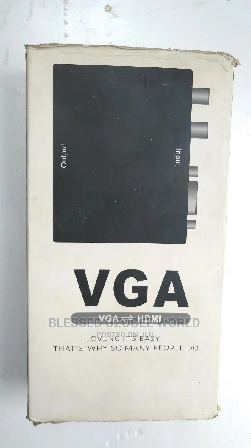 VGA to HDMI and HDMI to VGA Interchange(2way) Converter