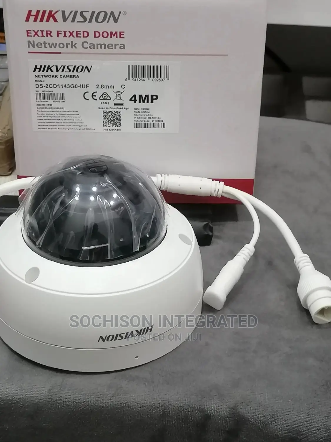 Ds-2cd1143g0-Iuf 4MP Network Dome Camera(Ip) Wit