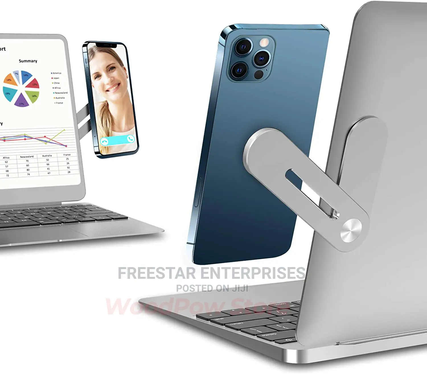 Laptop Phone Holder, Laptop Phone Bracket.