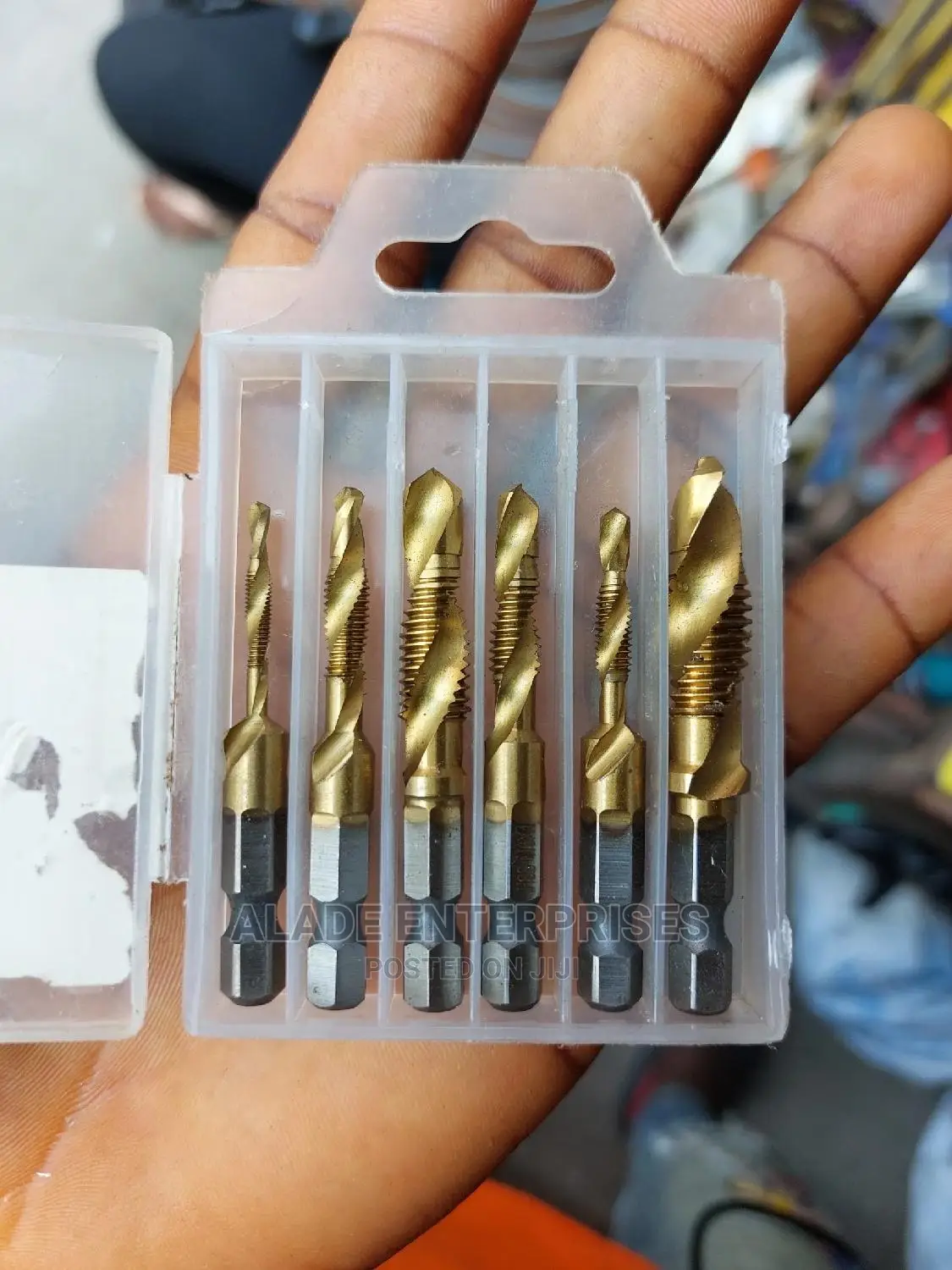 Combination Drill and Tap Bit Set,Metric Spiral Tapping Tool