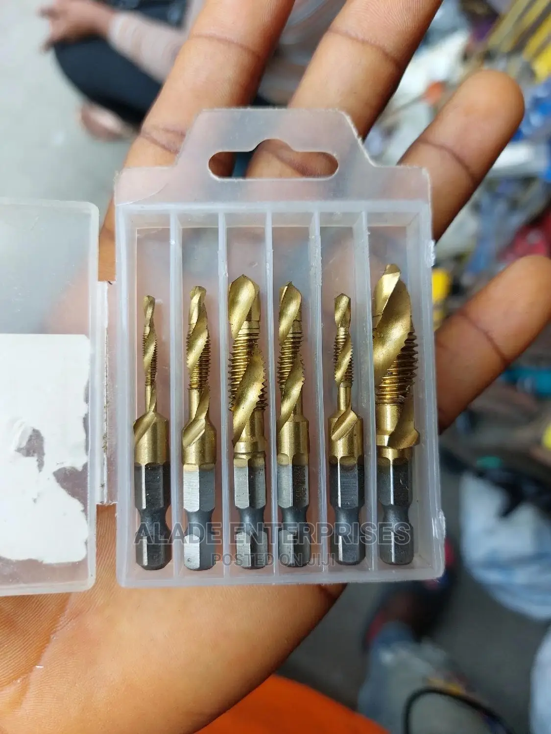 Combination Drill and Tap Bit Set,Metric Spiral Tapping Tool