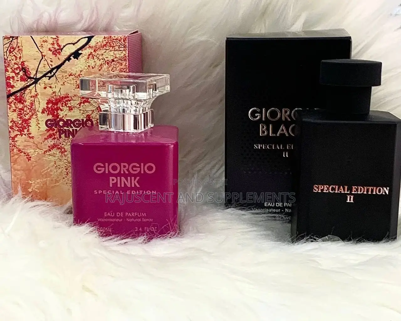 Giorgio Pink, Giorgio Black and Giorgiosaffron