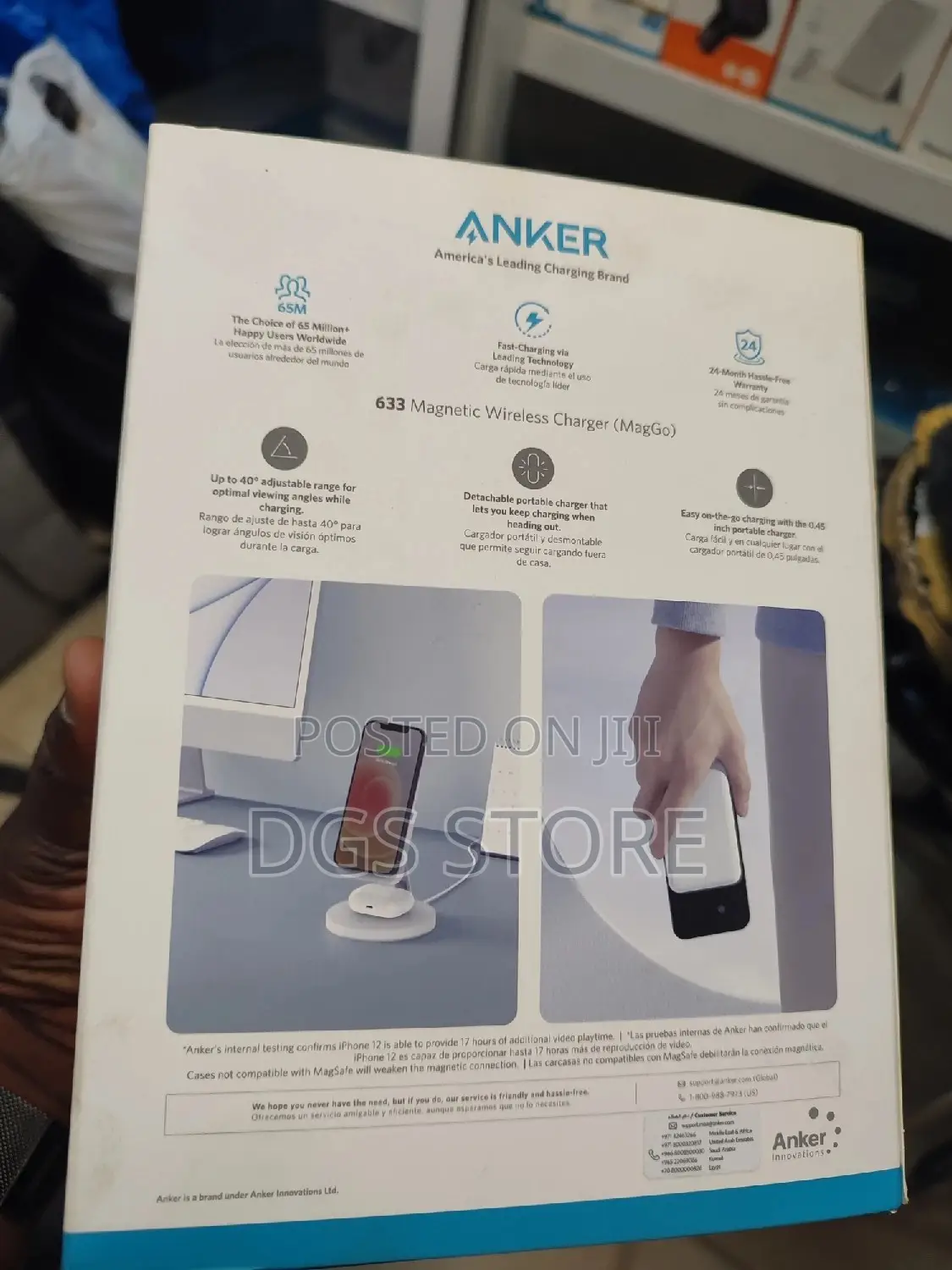 Anker Series 6 Snap Charge Flow 633 Magnetic Mag Go Charge