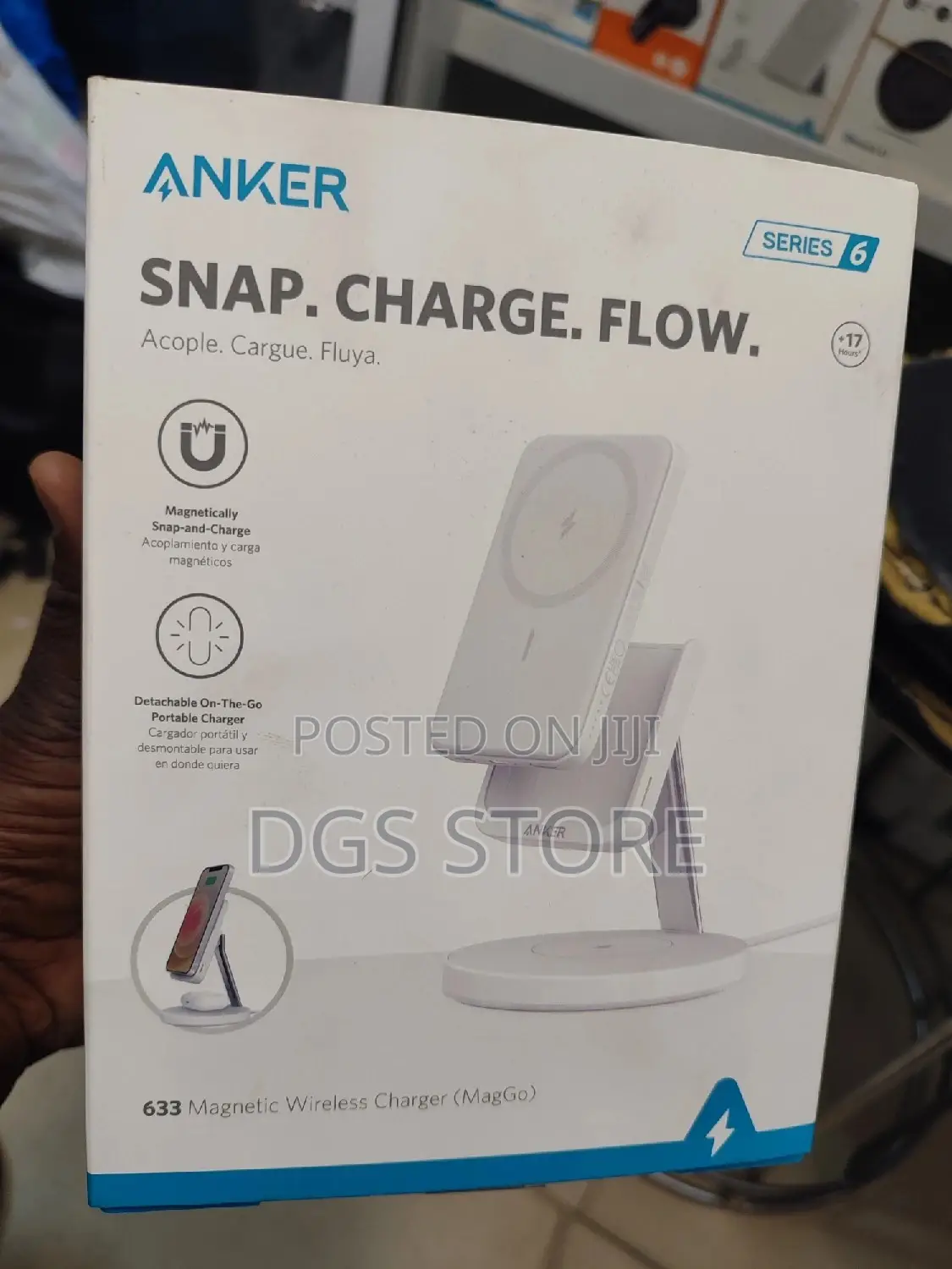 Anker Series 6 Snap Charge Flow 633 Magnetic Mag Go Charge