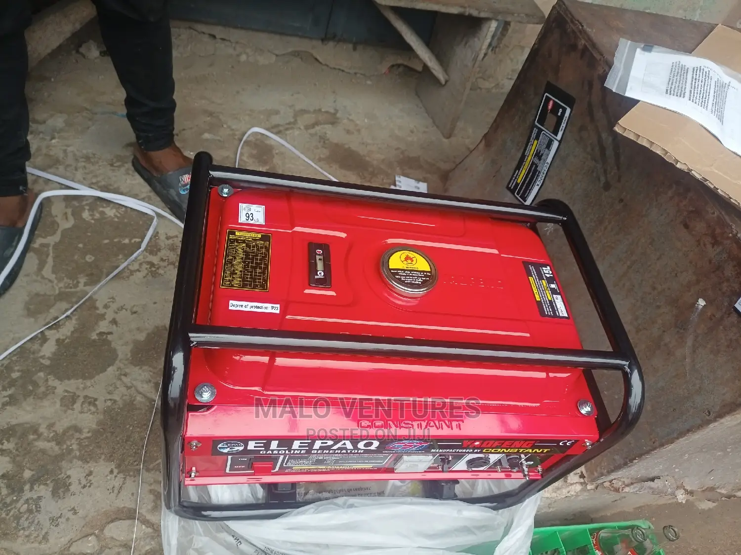 4.5kva Elepaq Constant Generator 100% Copper
