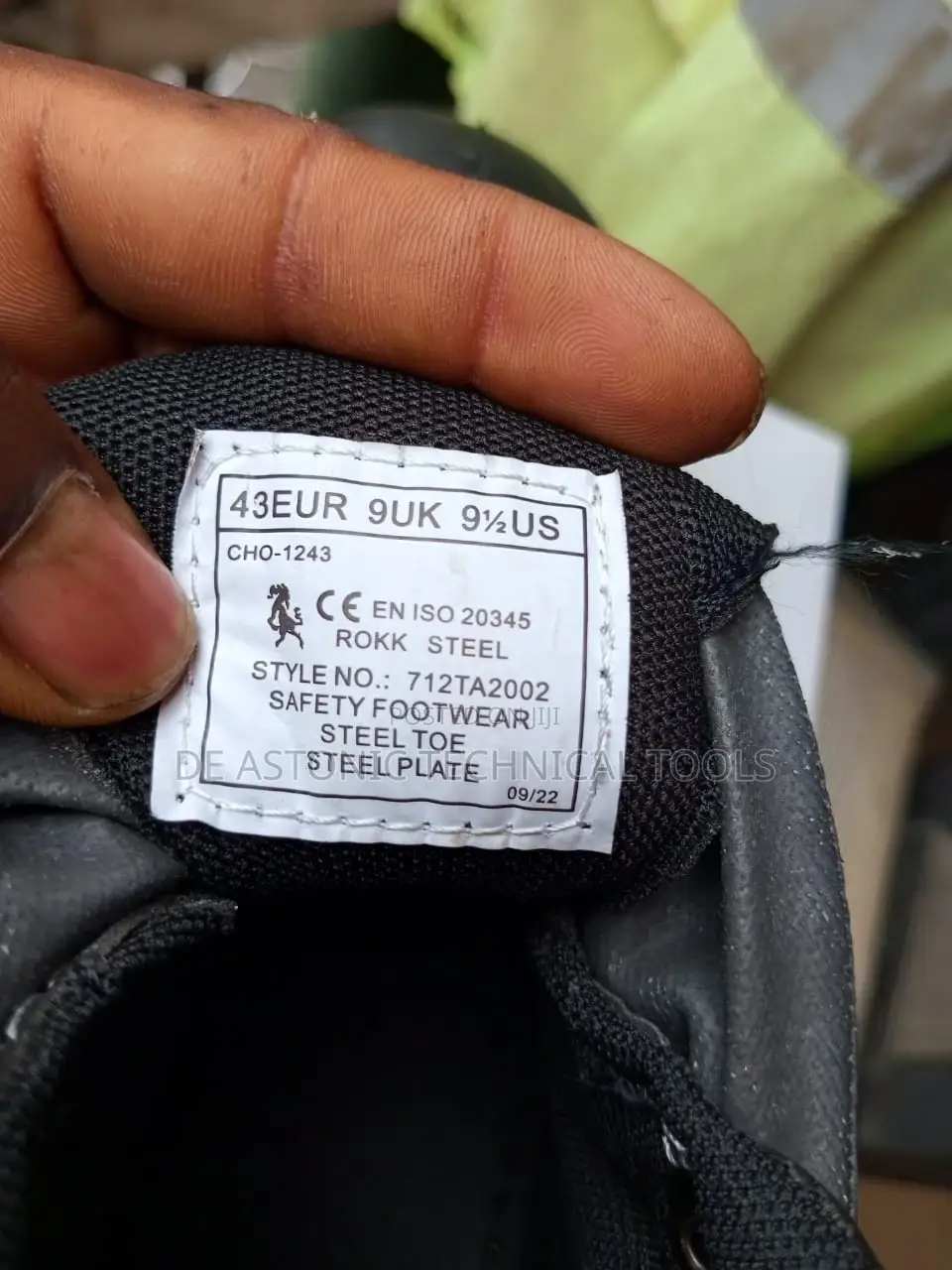 New Rokk Steel Safety Boots
