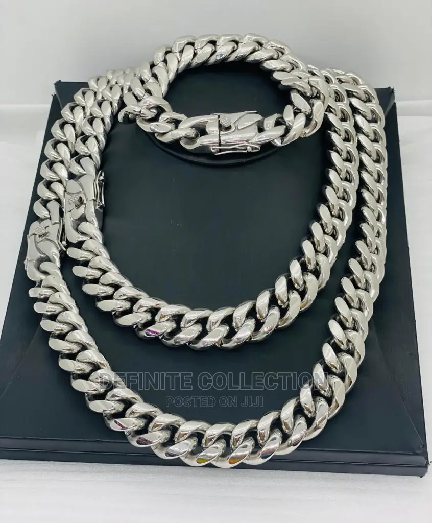 Cuban Necklace Set