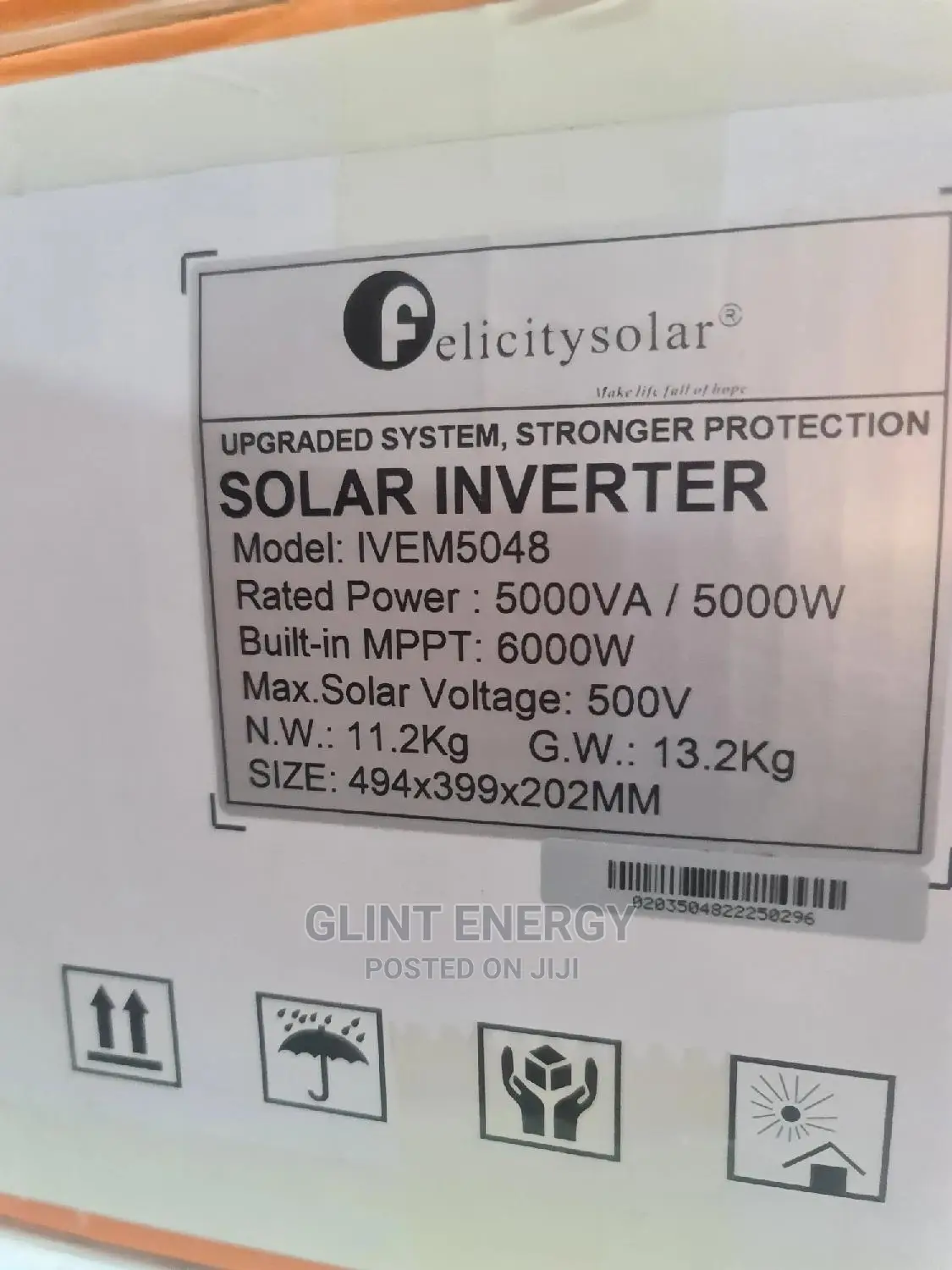 48v 5kva Felicity Solar Inverter. Ivem5048