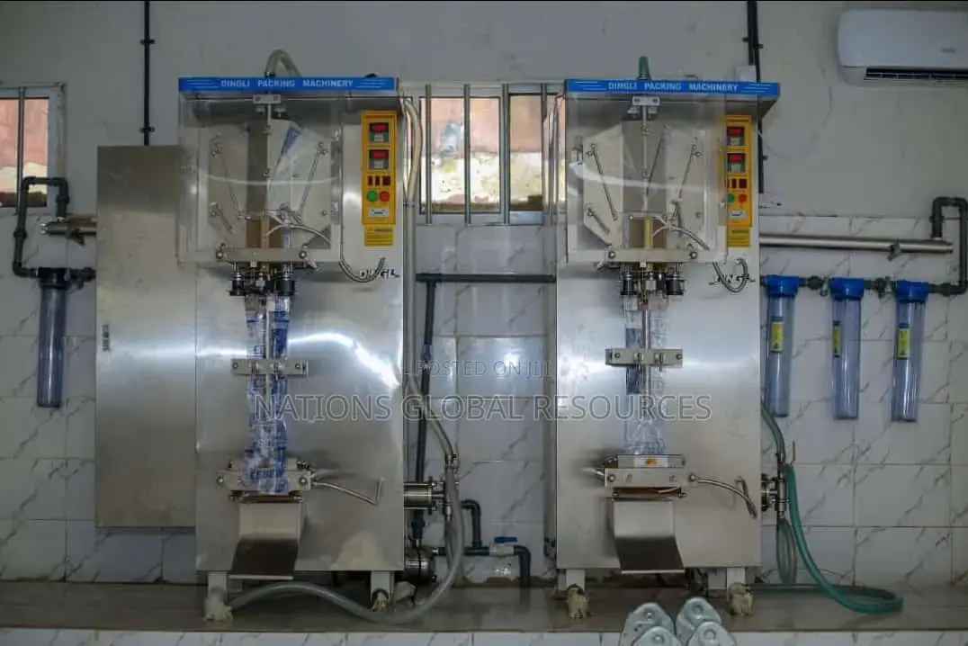 Pure Water Filling, Packaging and Cutting