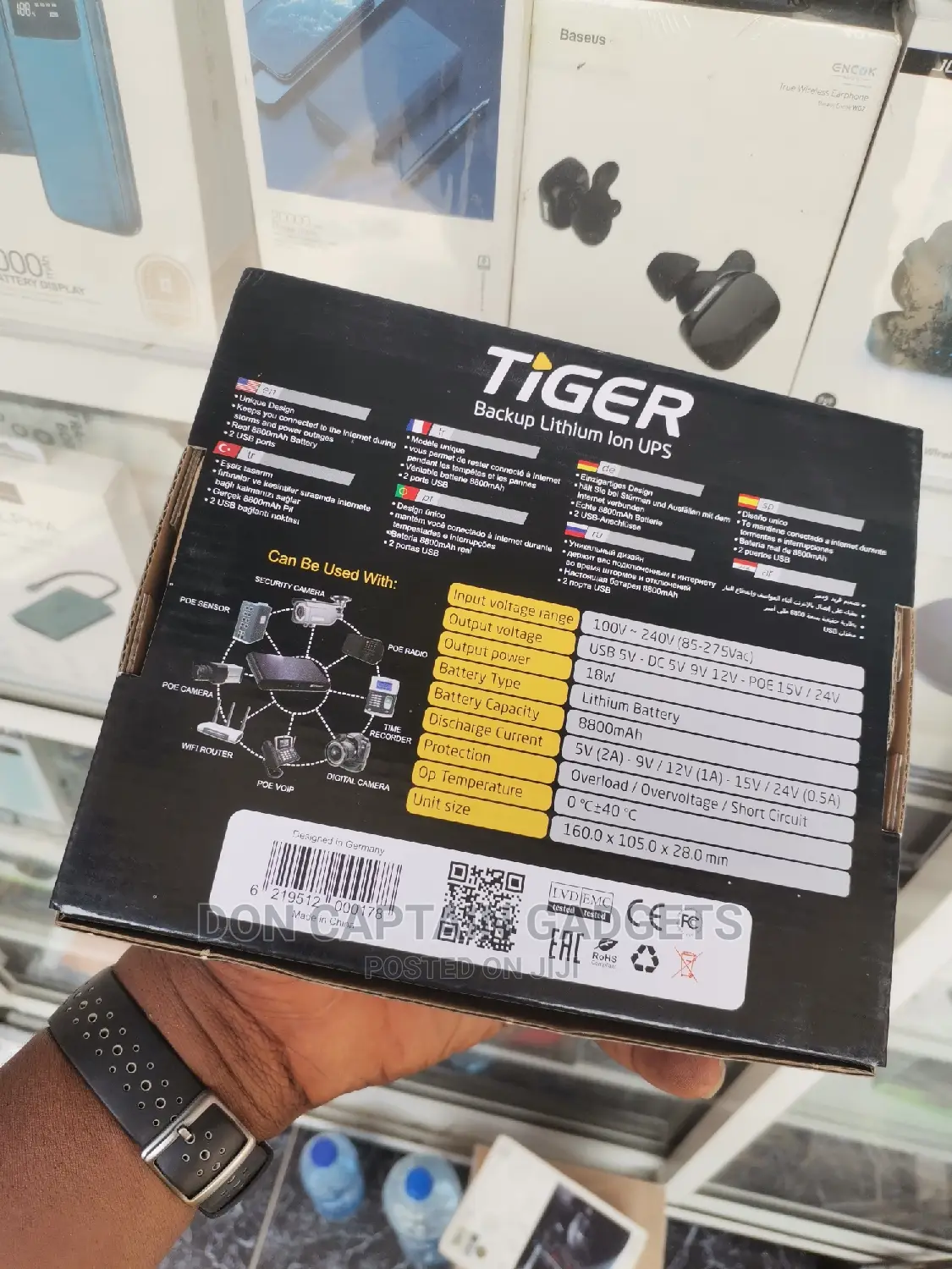 Tiger Mini Dc Ups TDC-1100