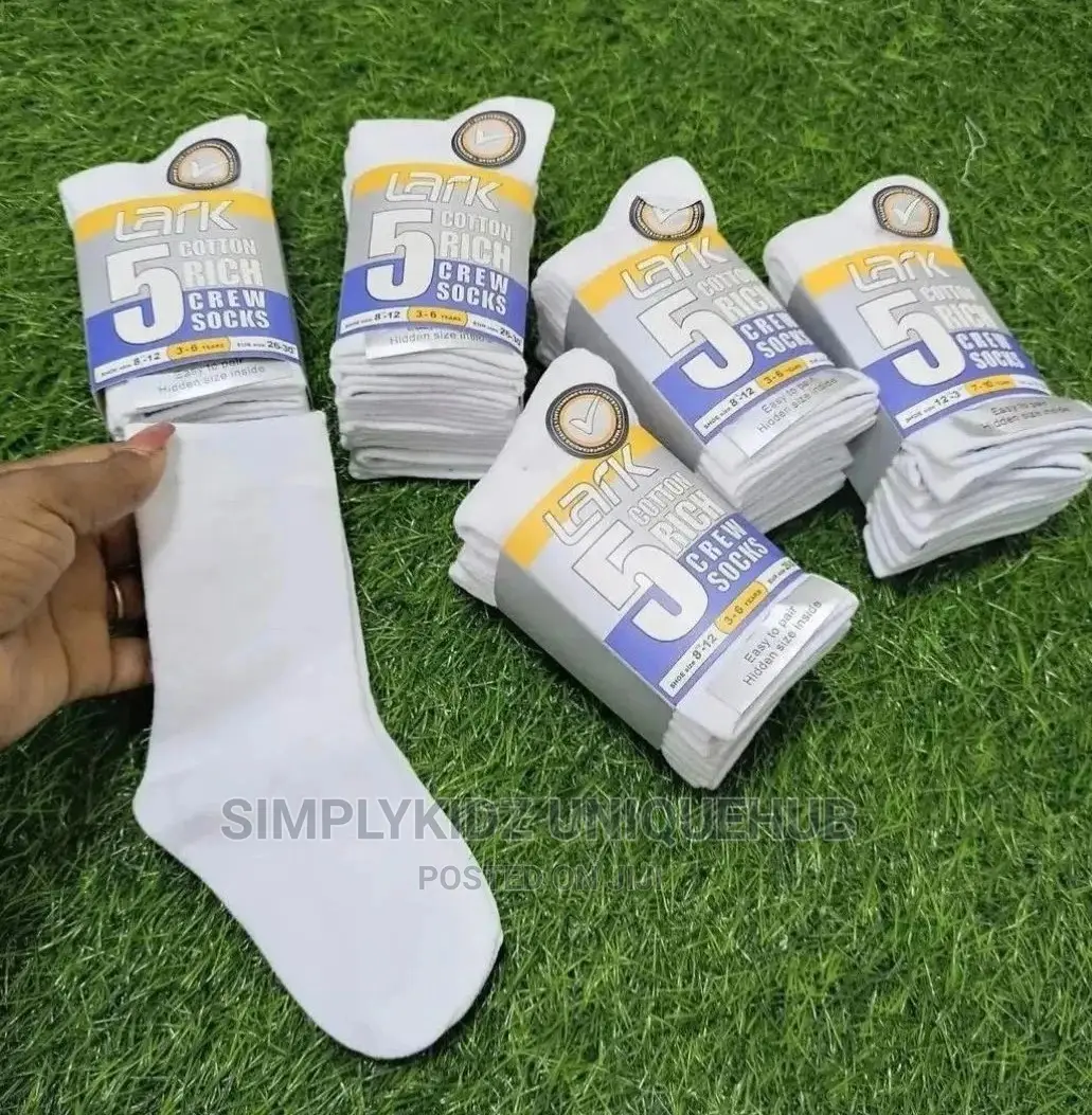White 5 Cotton Rich School/Occassion Socks