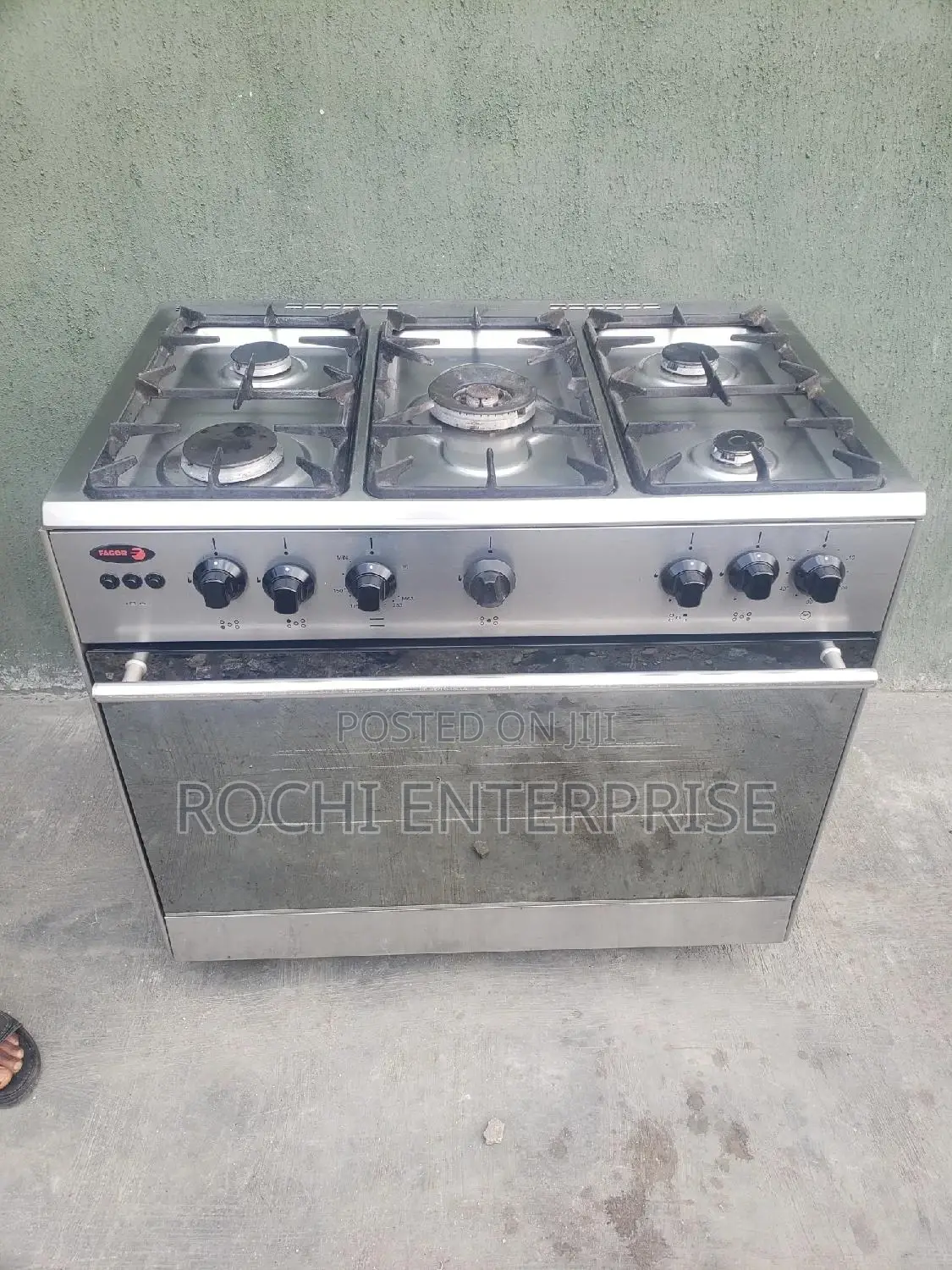 5 Burners Gas Cooker Industrial Gas Cooker