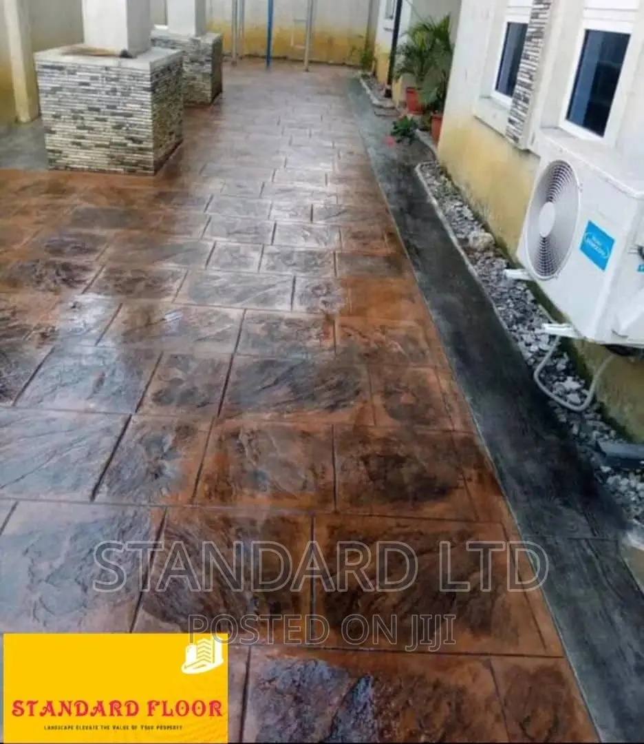 Nice and Quality Stamp Concrete Floor / Landscape