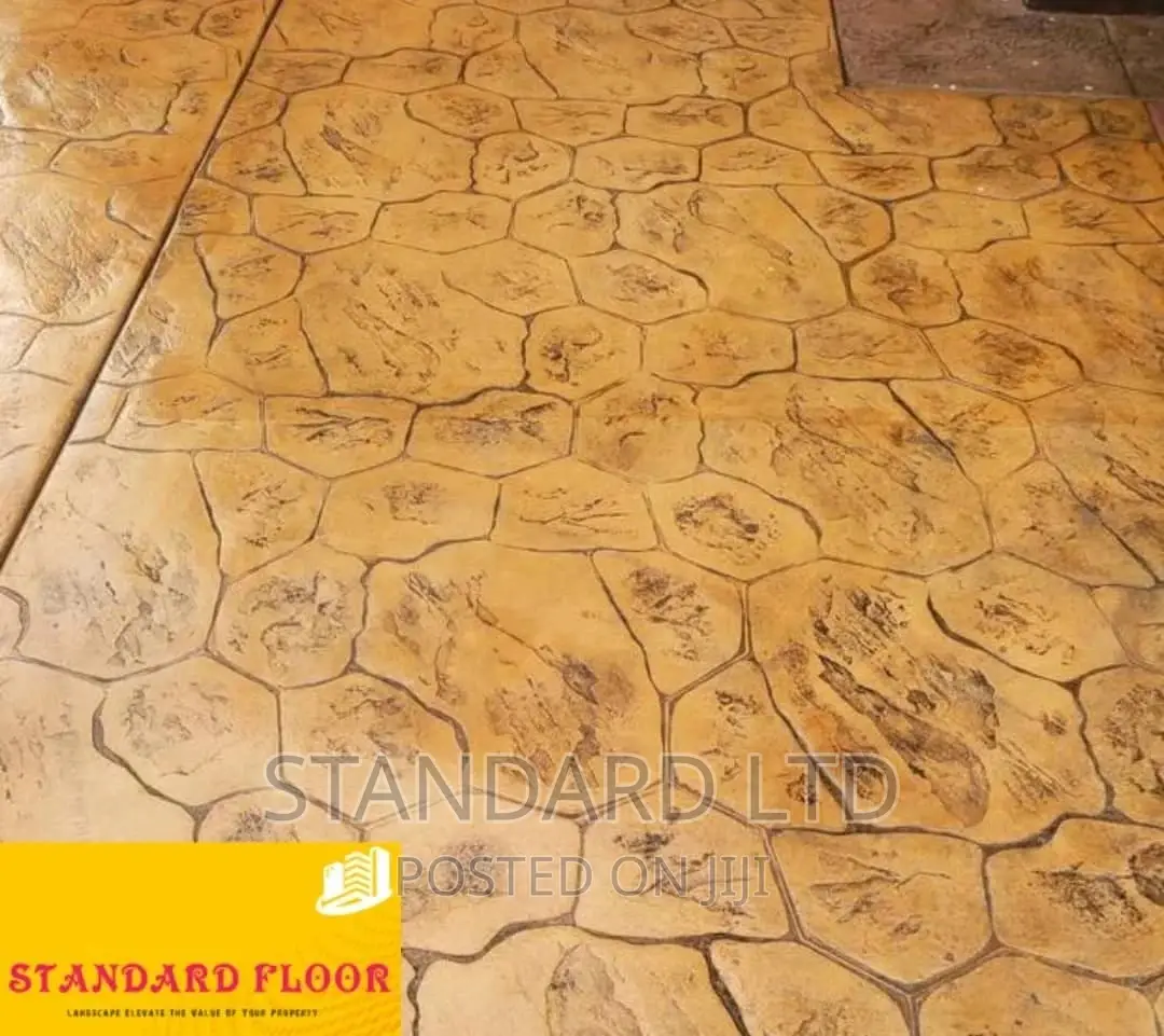 Modern Stamp Concrete Floor (Landscape)