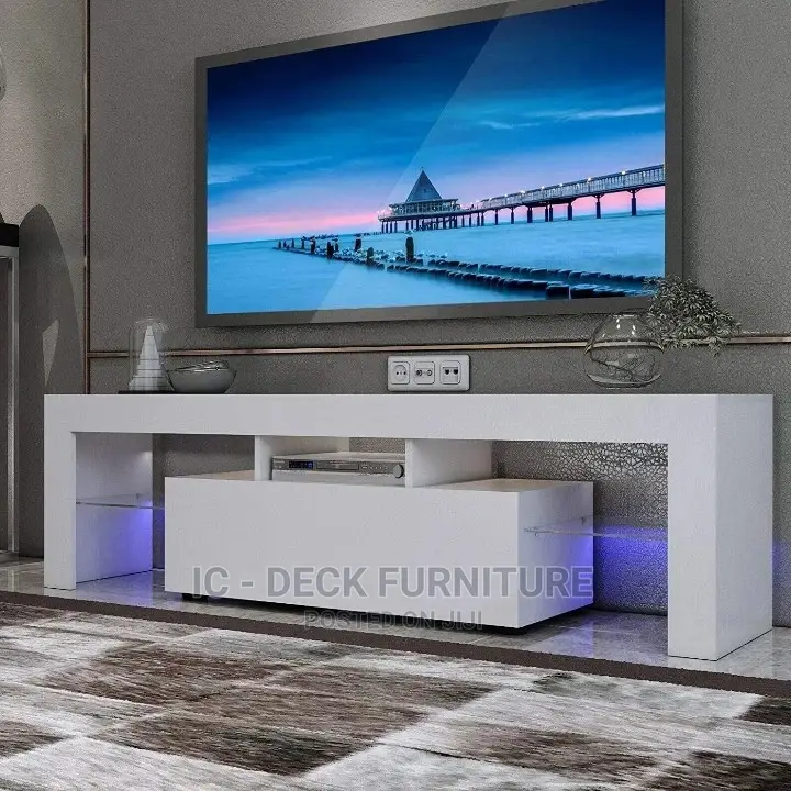 Tvs4 Classic 6ft TV Stand W/ Multiple Lightings