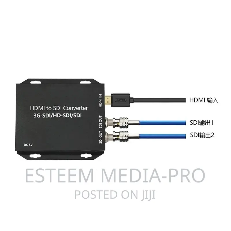 Hi-Grade Pro-300 HDMI to Sdi Video Converter Sdi Loop-Out