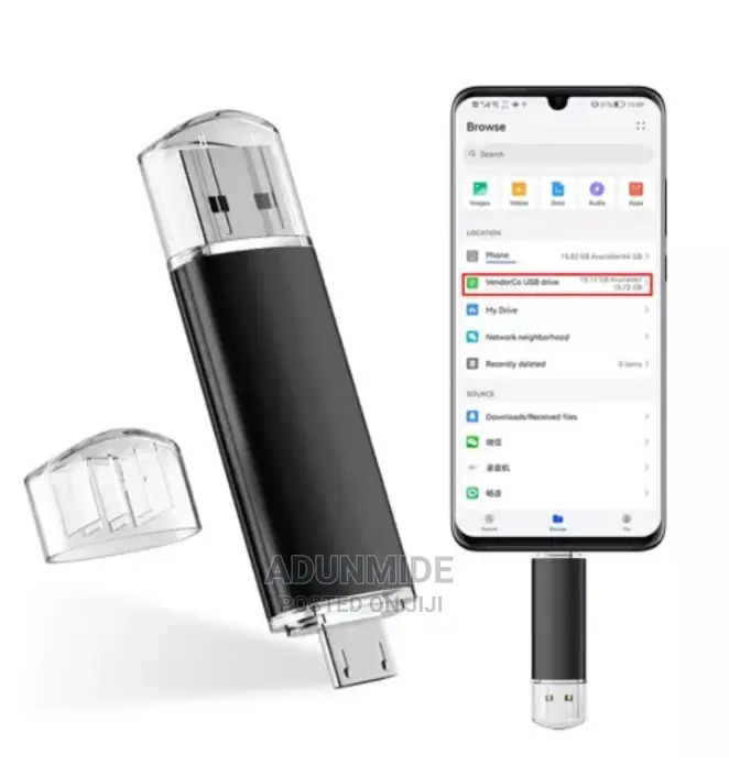 2 in 1 Otg Usb Flash Drive