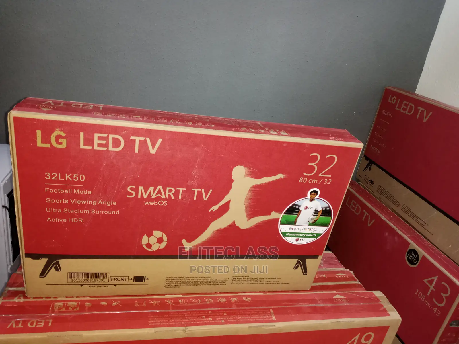 LG TV Full HD Size 32"Inch Smart Tv+Free Wall Stand