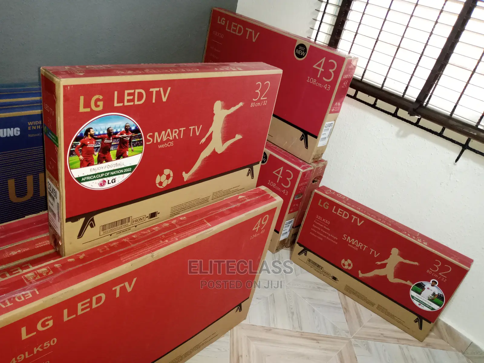 LG TV Full HD Size 32"Inch Smart Tv+Free Wall Stand