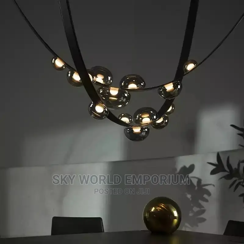 Modern Leather Led Pendant