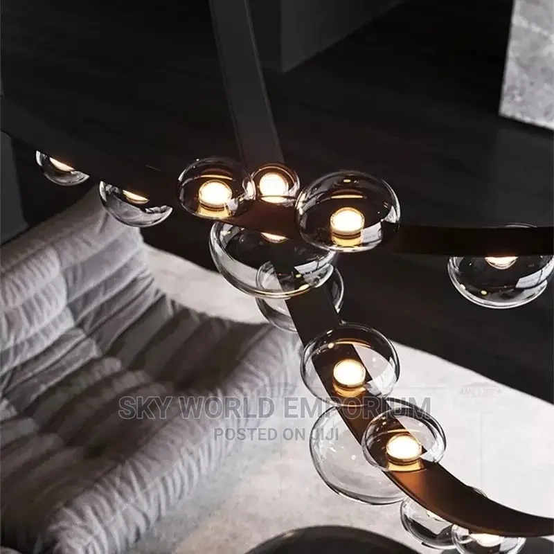 Modern Leather Led Pendant