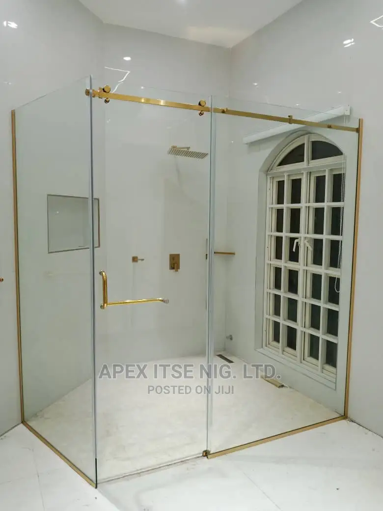 Gold Fittings Shower Cubicle