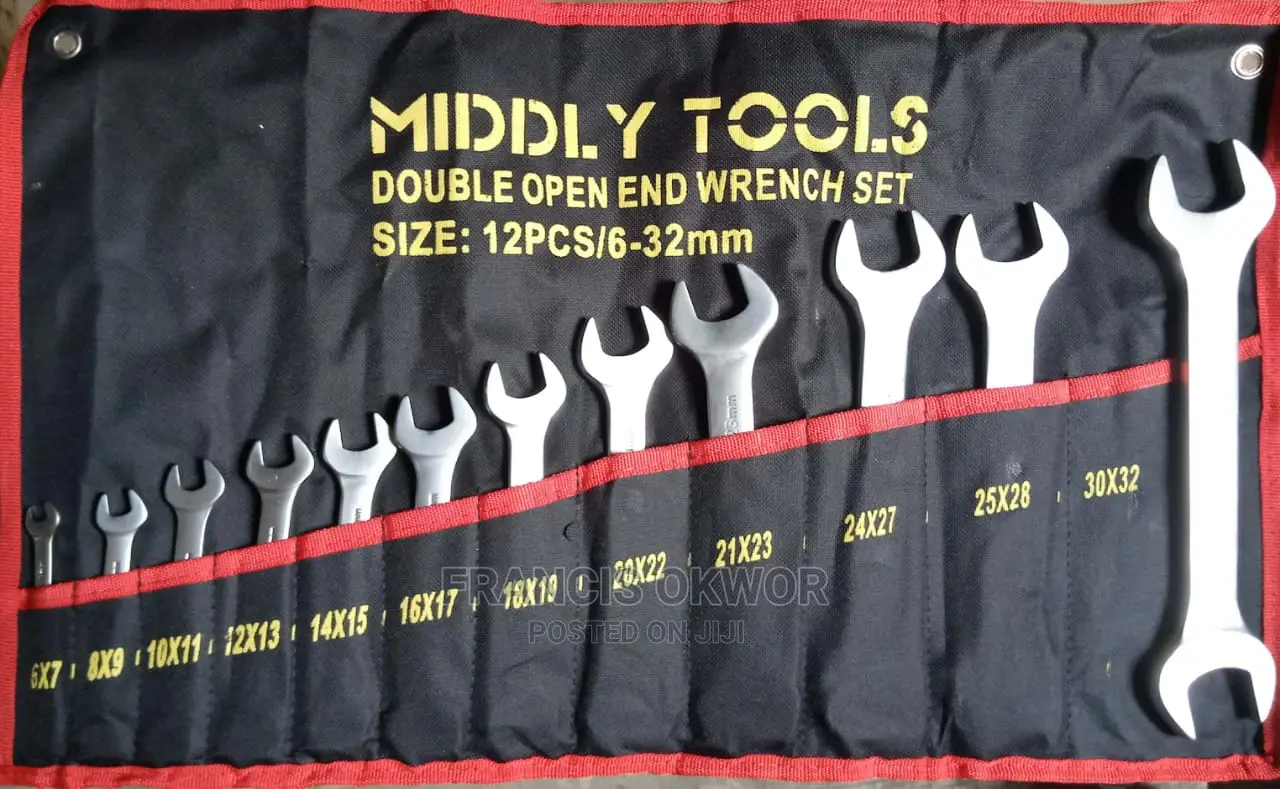 12pcs Middly Flat Spanner Set