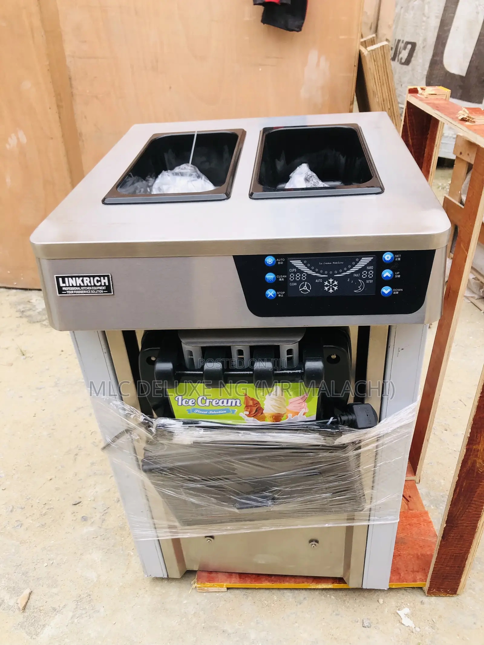 HIGH QUALITY Ice Cream Maker/Table Top Soft Ice Cream Machin