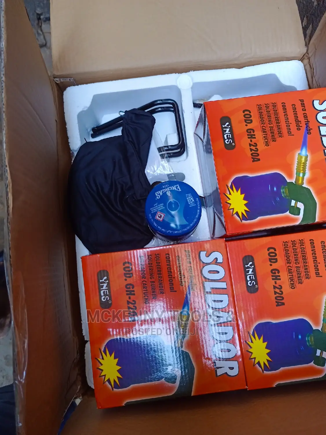 Manual Butane Gas Torch + 1 Butane Gas 190g