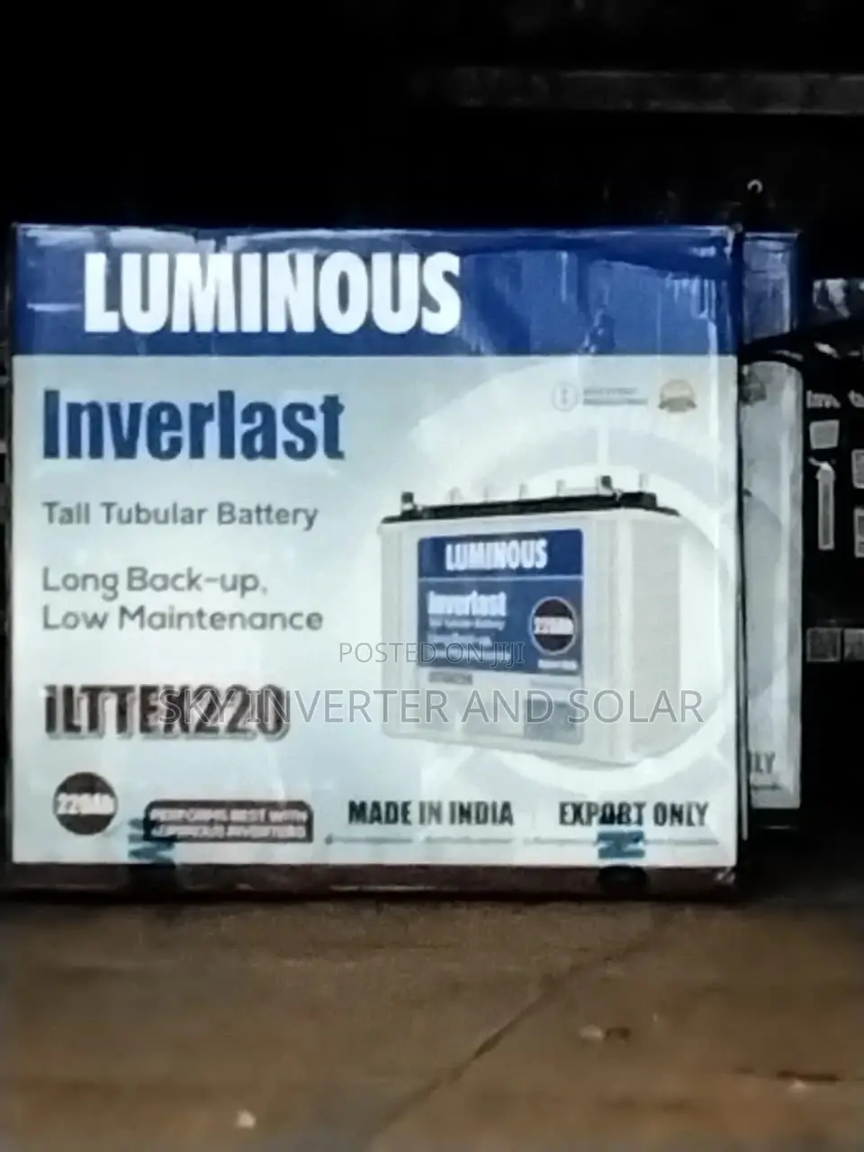 230ah/12v Luminous Tubular Batteries