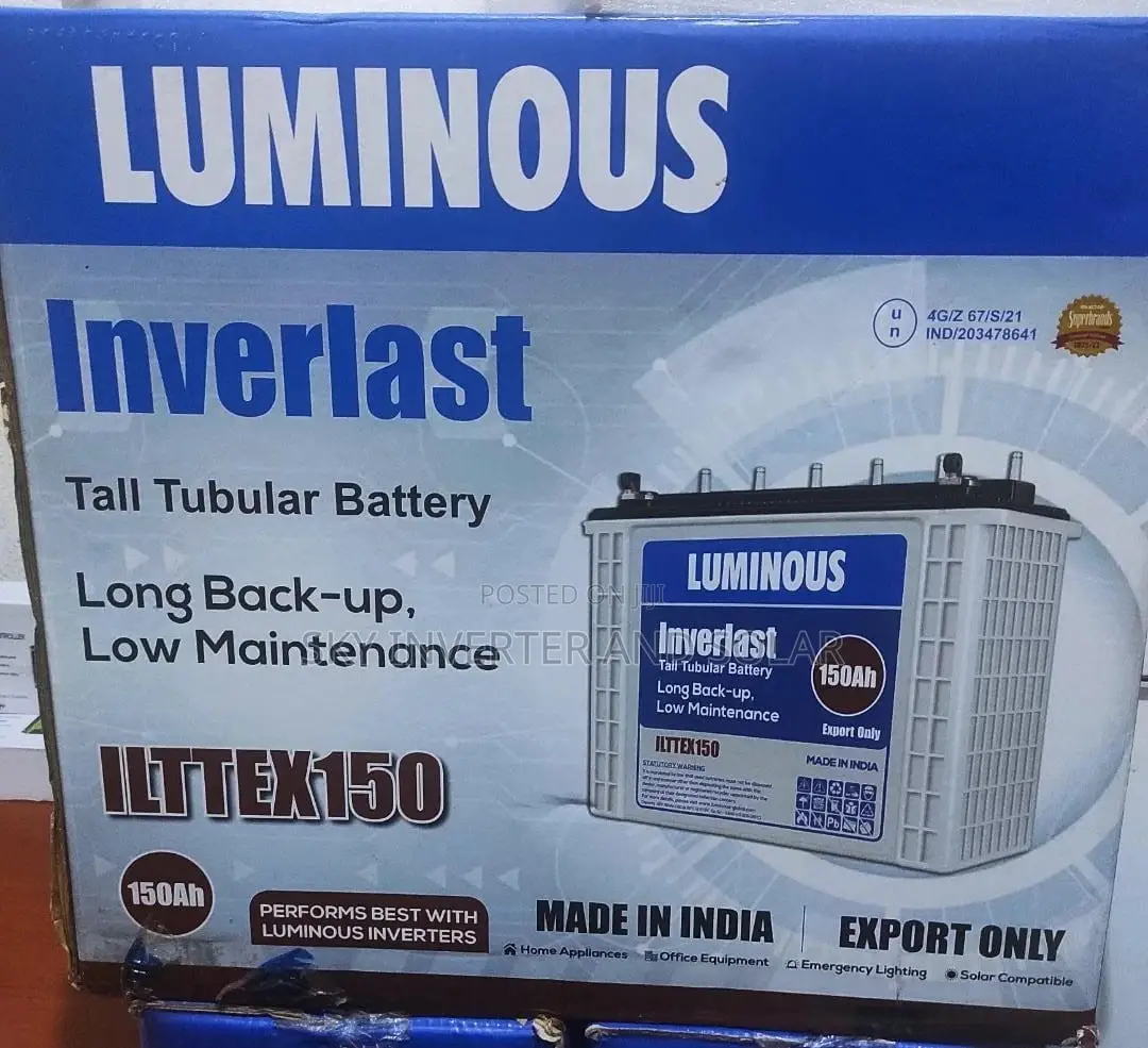230ah/12v Luminous Tubular Batteries