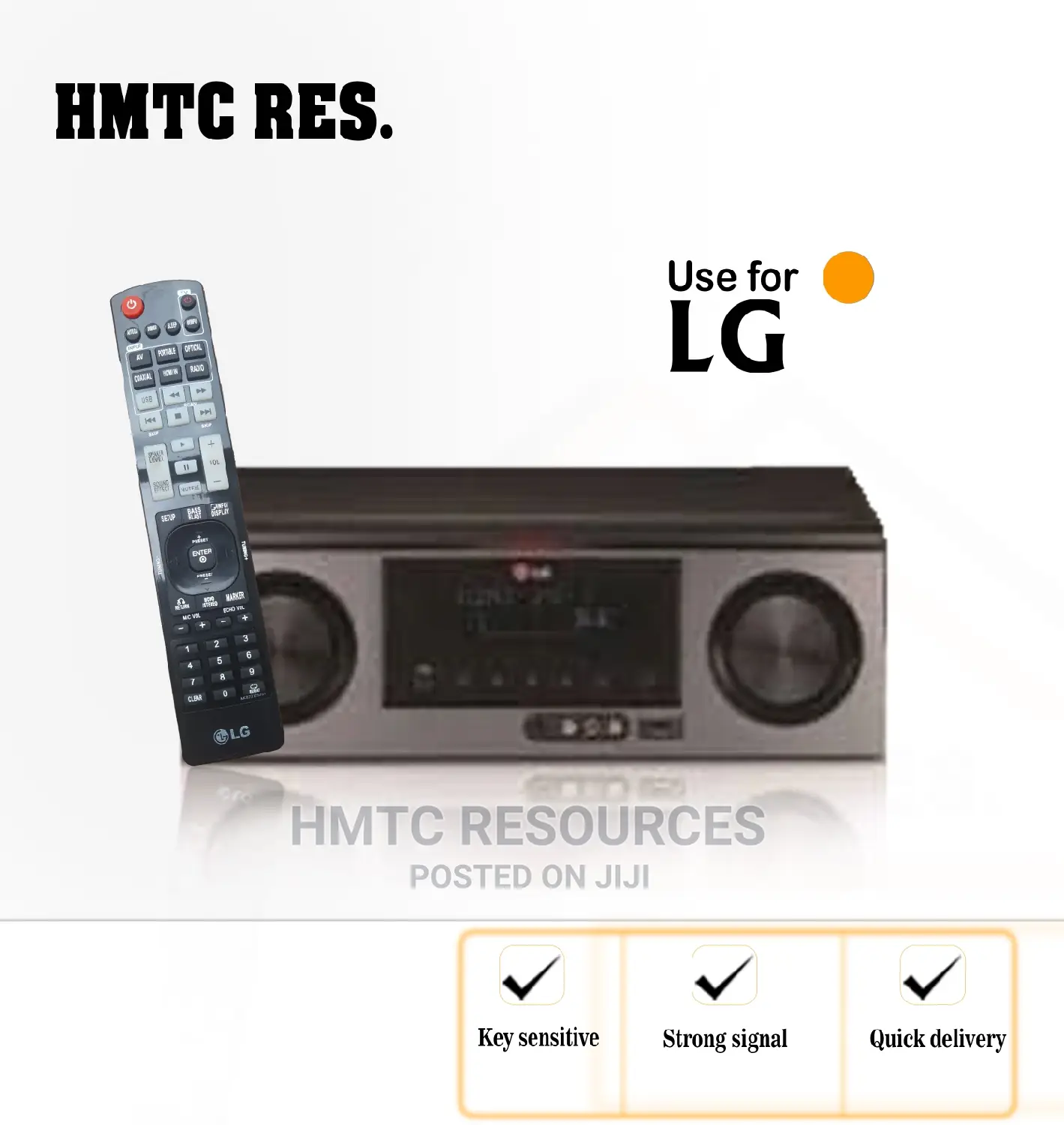 LG AR805TS Audio Home Theatre System Remote Control