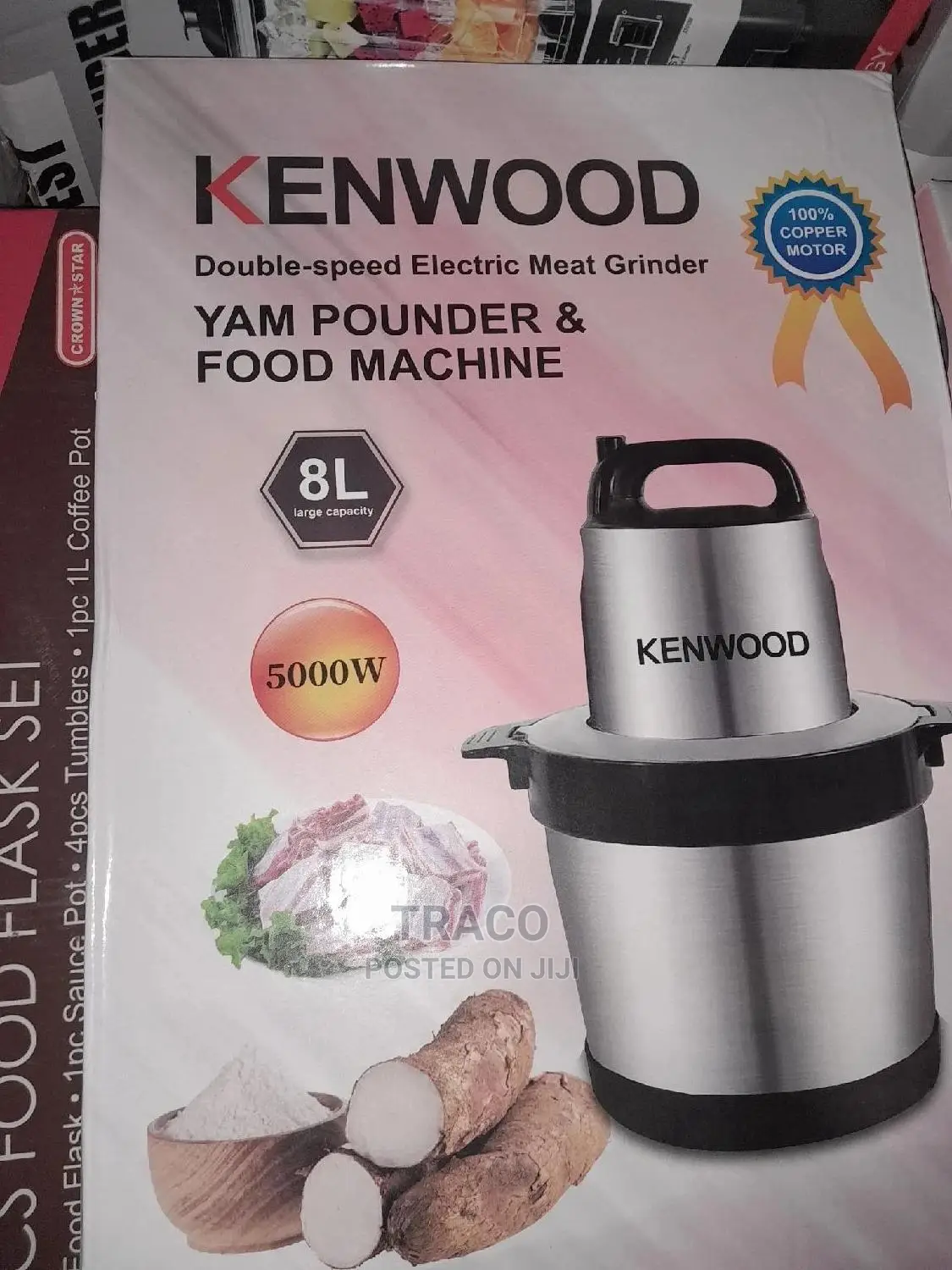 Kenwood Yam Pounder- 8liters - 5000w